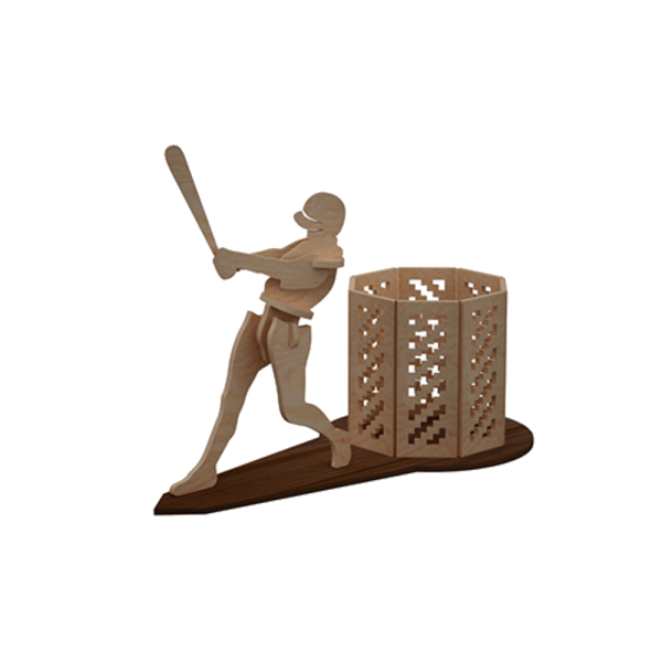 American Baseball Pen Holder