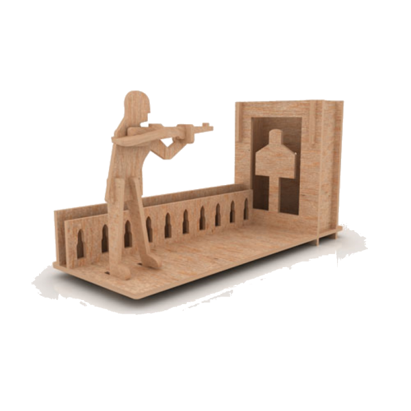 Shooting Gallery Pen Holder