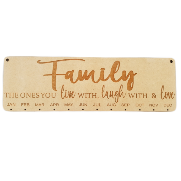 Family Birthday Calendar (Family)