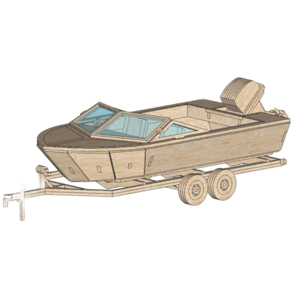 Speed Boat with Trailer